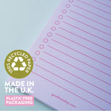 To Do List Pad | Lilac & Plum