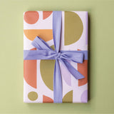 abstract boho gift wrap. 5 pack. 10 pack. christmas wrapping paper. birthday wrapping paper. eco gift wrap. 100% recycled paper. made in the UK. gift paper. recycled wrapping. gift wrap.