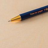 Time for Paper Gel Ballpoint Pen in Navy | Refillable