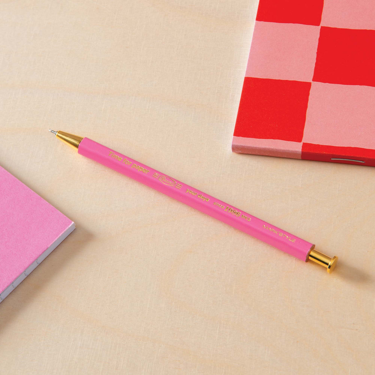 Time Paper Gel Ballpoint Pen Cherry