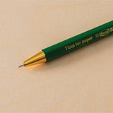 Time for Paper Gel Ballpoint Pen in Green | Refillable