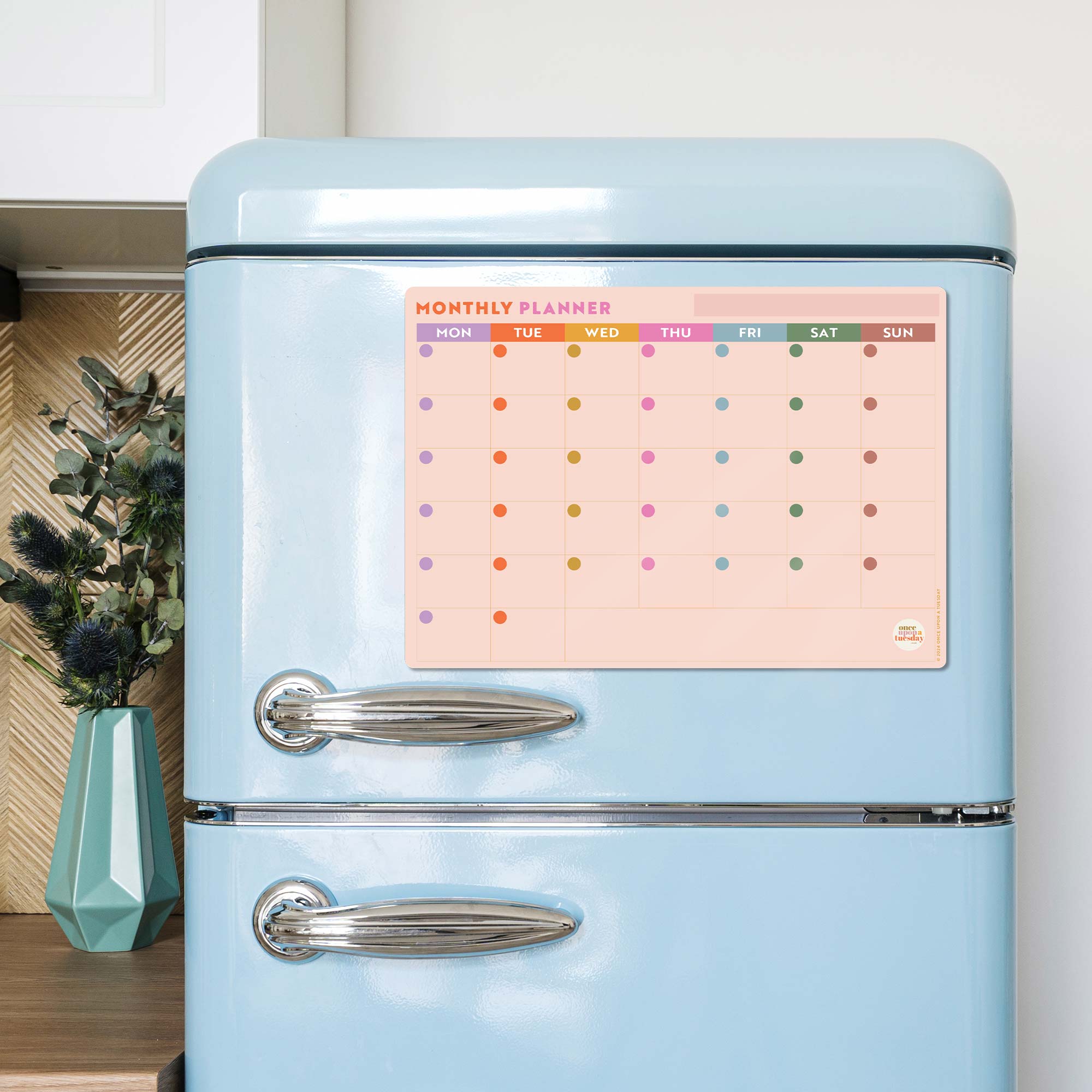 Magnetic Monthly Planner – Fridge Organiser