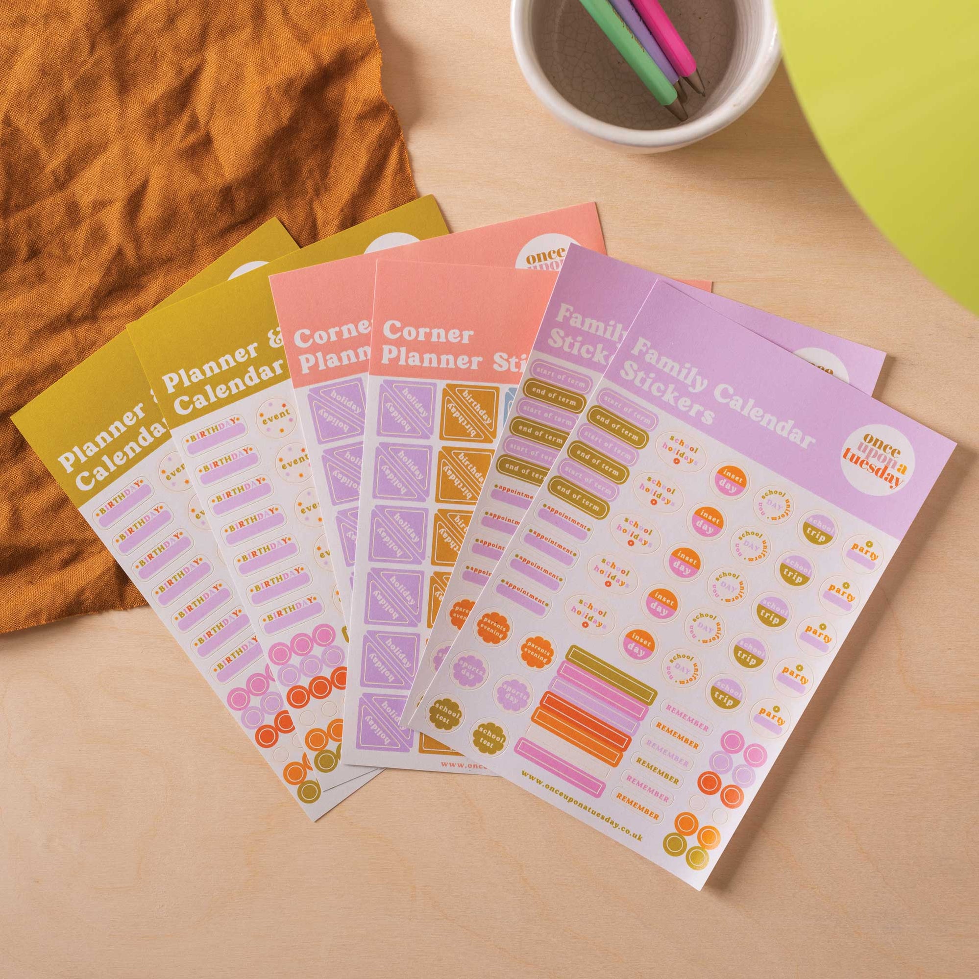 Planner & Calendar Stickers– Once Upon a Tuesday