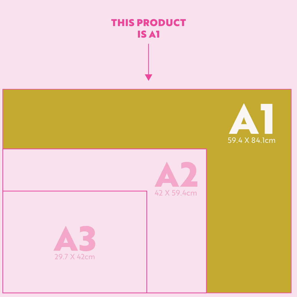 2024-2025 academic year wall planner. 100% recycled paper. made in the UK. Staggered year planner