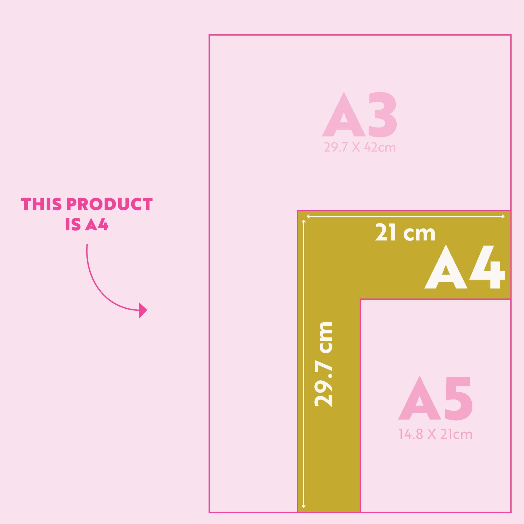 2026 Calendar. 12 Months, January - December. Week Starts Monday. A4 size. Recycled Paper. 