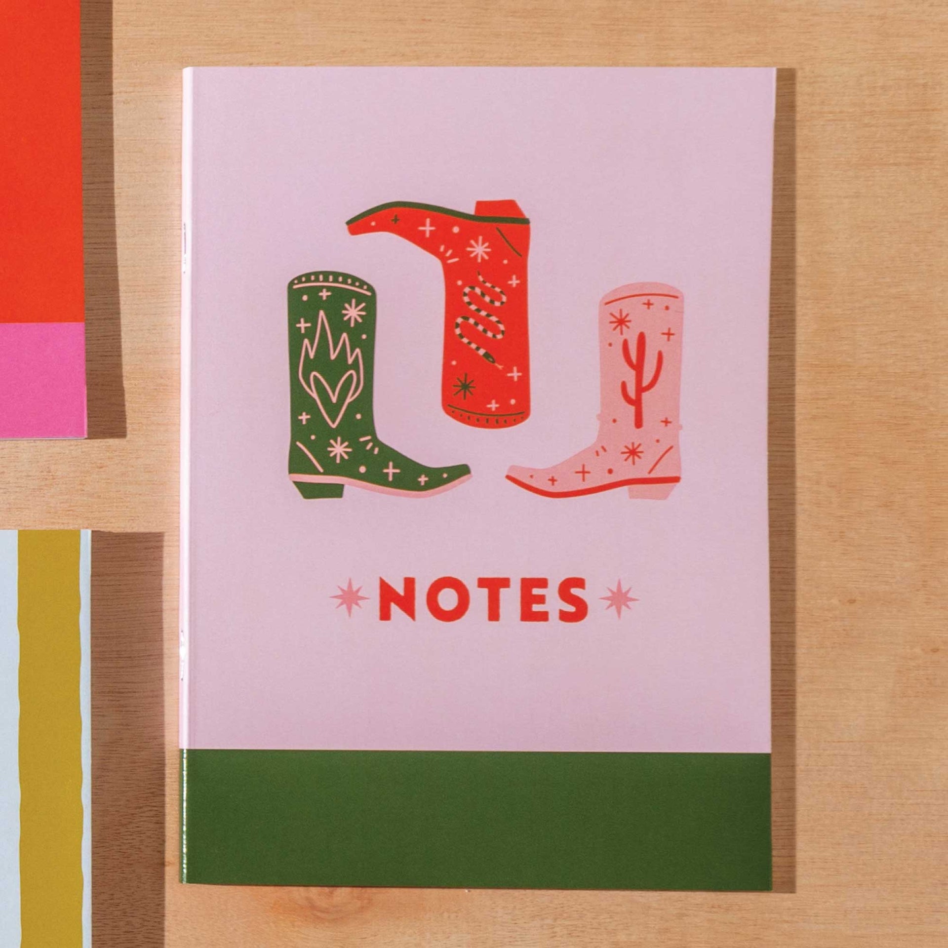 A5 Cowboy Boots Notebook