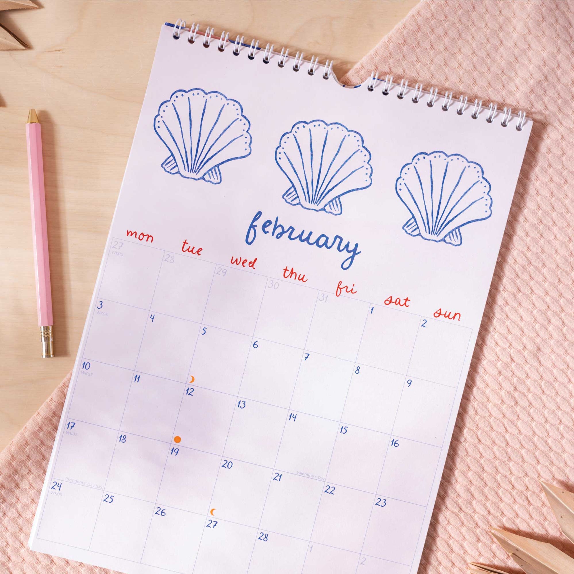 2025 Calendar | Ocean Mermaid | A4โ Good Tuesday