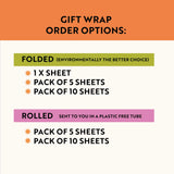 abstract boho gift wrap. 5 pack. 10 pack. christmas wrapping paper. birthday wrapping paper. eco gift wrap. 100% recycled paper. made in the UK. gift paper. recycled wrapping. gift wrap.