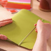 A5 filofax style refillable binder made from recycled leather. handmade in the UK.