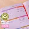 2024 - 2025 academic diary. Pink and Red Arches. Week to view. A5, hardcover journel. 100% recycled paper. Made in the UK.