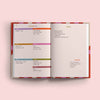 2025 week to view planner. annual diary. 100% recycled paper. made in the UK.