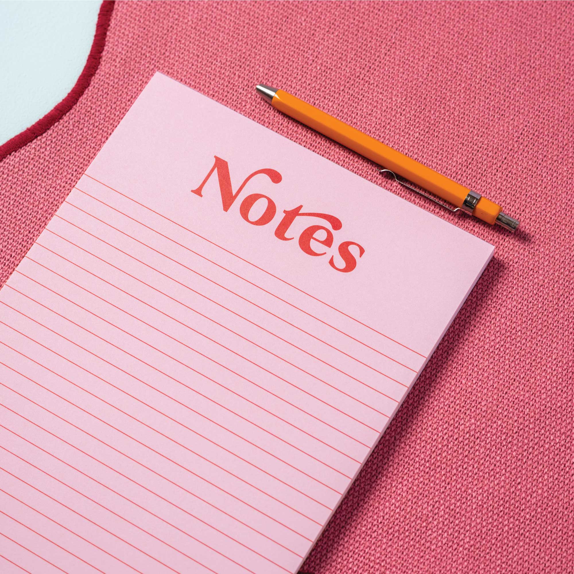 A5 Notepad – Pink & Red Bold Design | Good Tuesday