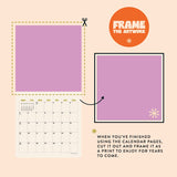 2027 Wall Calendar | Retro Future Spacescapes | Sunday Start