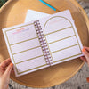 A5 Reading Journal. TBR Tracker. Book Reviews. Bookworm. 100% Recycled Paper. Made in the UK.