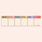 Scandi Keyboard Pad by Good Tuesday, pared-back Scandi keyboard planner pad