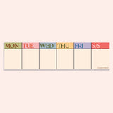 Scandi Keyboard Pad by Good Tuesday, pared-back Scandi keyboard planner pad
