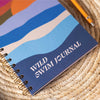 A5 Wild Swimming Journal. Open Water Swimming. Swimming Log. Swimming Gift. 100% Recycled Paper. Made in the UK.