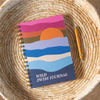 A5 Wild Swimming Journal. Open Water Swimming. Swimming Log. Swimming Gift. 100% Recycled Paper. Made in the UK.