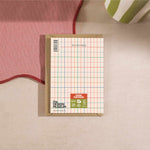 Starburst Design Museum birthday card, blank inside, with recycled kraft envelope