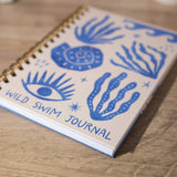 Wild Swim Journal Log Book A5 | Hardback | Ocean Mermaid
