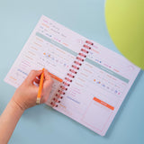 Wild Swim Journal Log Book A5 | Softcover | Pink & Red