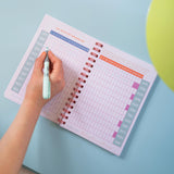 Wild Swim Journal Log Book A5 | Softcover | Pink & Red