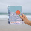 Tidal Flow gift set with swim journal, daily habit tracker, and teal rollerball pen