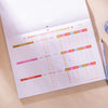 a4 colourful medication schedule and vitamin log. 100% recycled paper. 52 page planner pad.