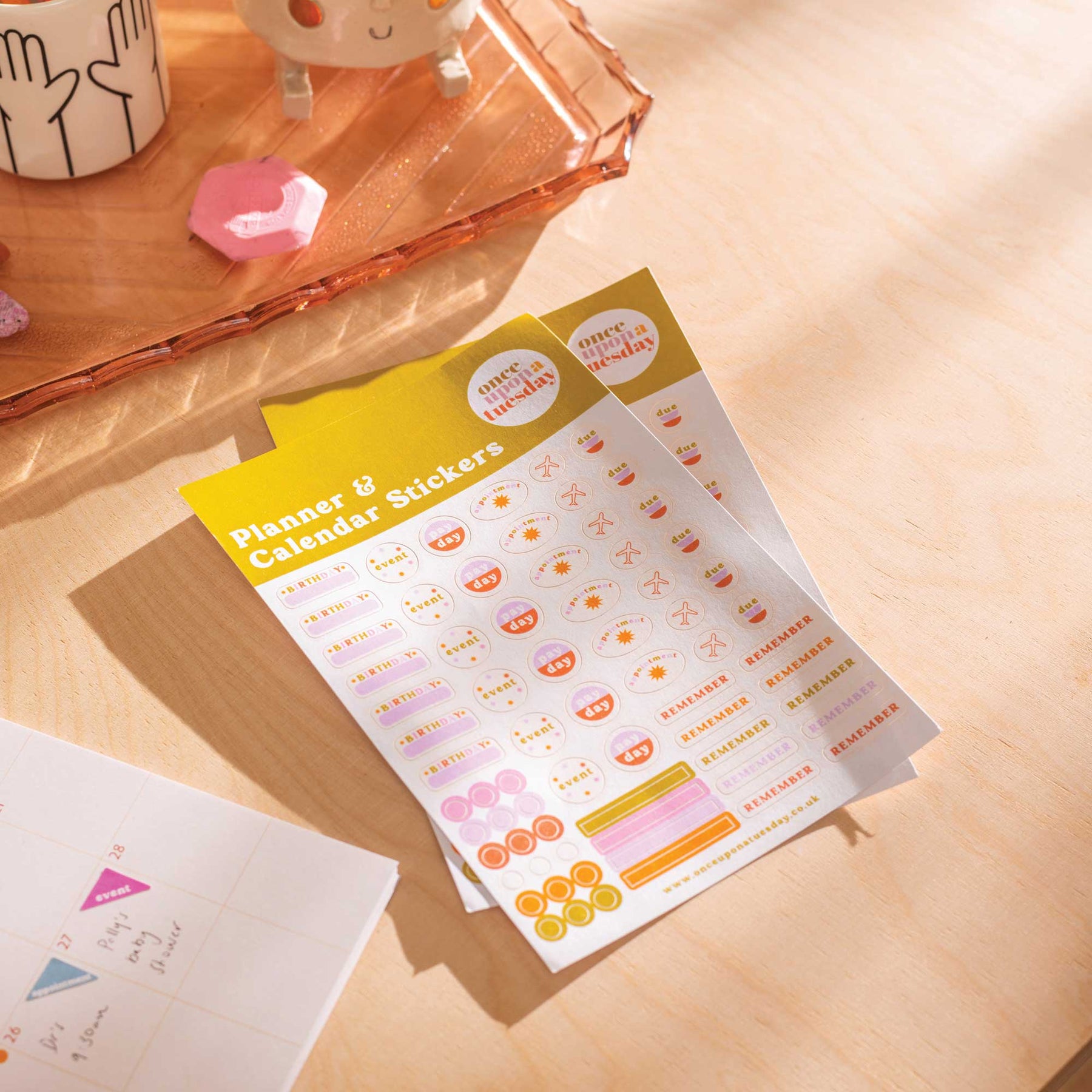 Planner & Calendar Stickers– Once Upon a Tuesday