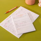 A4 Colourful Social Media WEEKLY Planner Pad