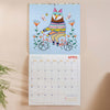 A dreamy, folk art inspired gift set with stunning, whimsical creatures each month. Calendar, notebook and Pen set