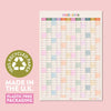 2025 - 2026 back to school planner. academic year wall planner. 12 month planner. teacher planner. student planner.