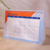 academic year 2024-2025 desk calendar, A5 size. Minimalist ocean inspired design. 100% Recycled Paper and made in the UK.