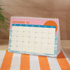Monthly desktop calendar layout highlighting week numbers