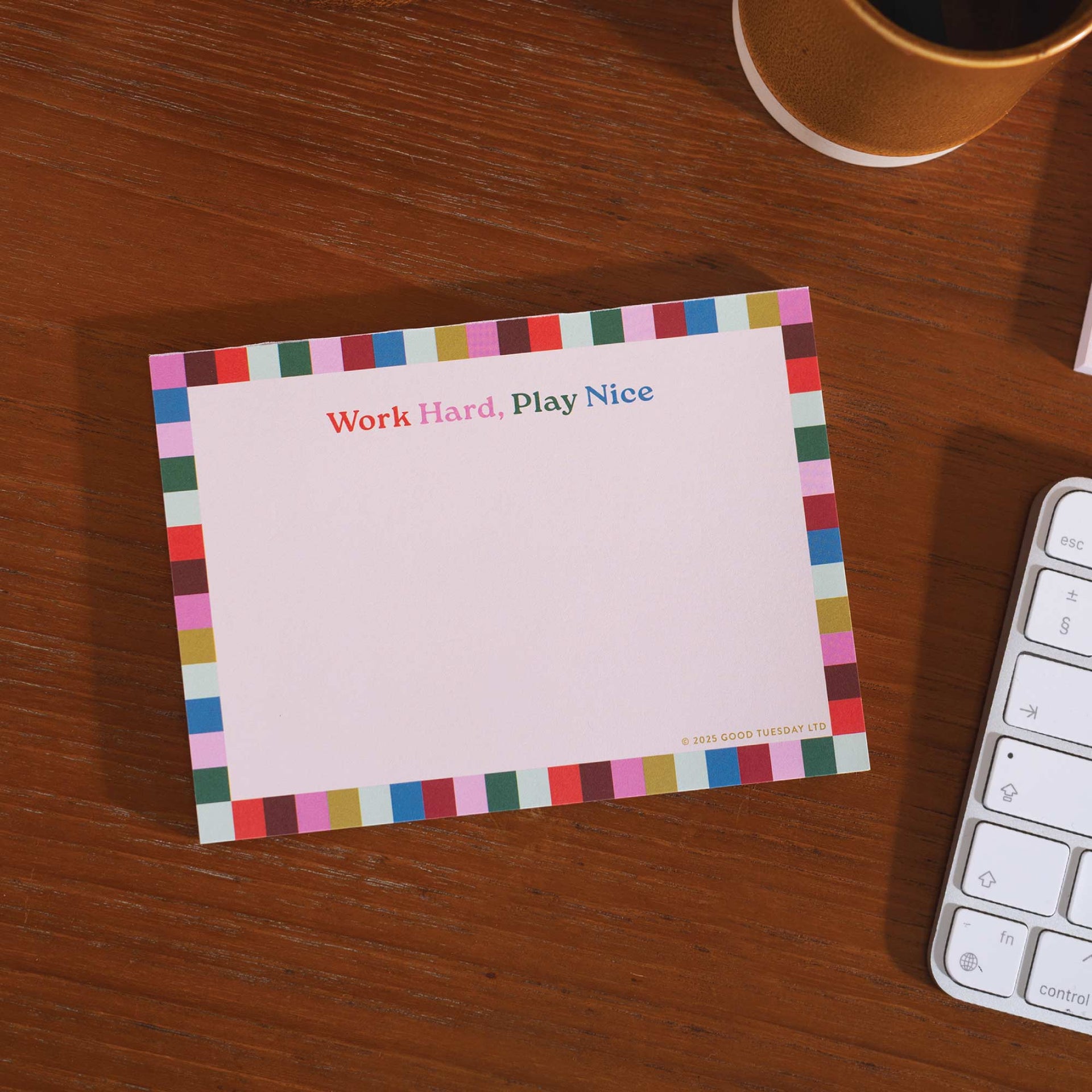 A6 Notepad Work Hard Play Nice