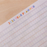 2026 Wall Planner | Landscape | Your Year in Pastels