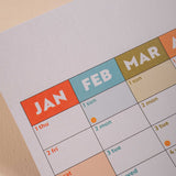 close up showing highlight weekends and moon phases