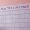 2024 landscape wall planner in the 'this is the year' design. 49cm x 70cm. 100% recycled paper. 12 months - January to december.2024 landscape wall planner in the this is the year design. 49cm x 70cm. 100% recycled paper. 12 months - January to December